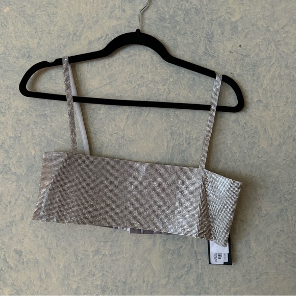 WHITE FOX BOUTIQUE | Sparkle Crop top - Picture 6 of 7